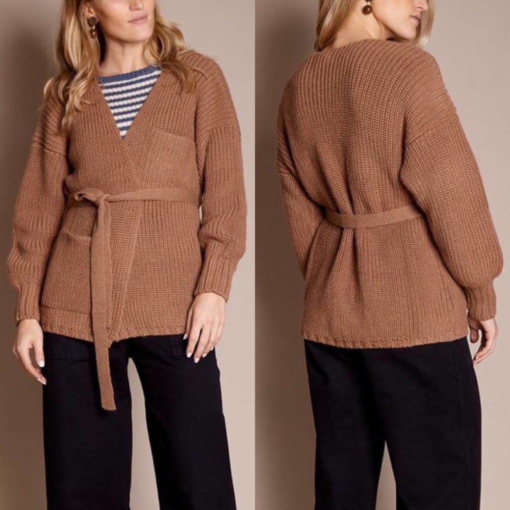 First Rite Belted Sweater